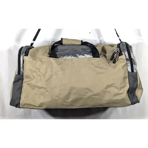 Duffel Bag Med-Large Size Overnight Travel Bag NEW Gym Sport Nylon Reflectors - Picture 3 of 9